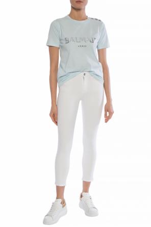 T-shirt z nadrukowanym logo, zdjęcie 2 T-shirt z nadrukowanym logo od Balmain